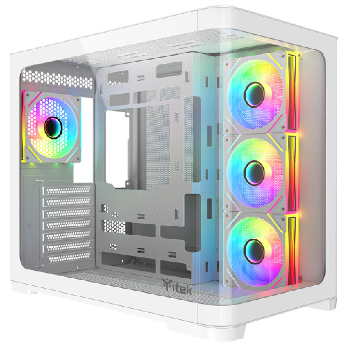 case-dark-cave-curved---gaming-tower--atx--4x12cm-argb-fan--2xusb3--type-c--curved-temp-glass-side-front-panel--white-edition