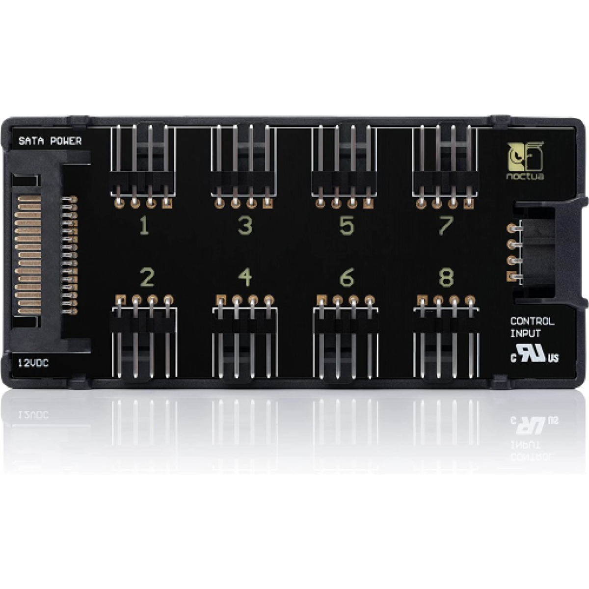 noctua-na-fh1-hub-ventola-a-8-canali-per-un-massimo-di-otto-ventole-pwm-a-4-pin-o-a-3-pin-basate-su-12v-o-5v