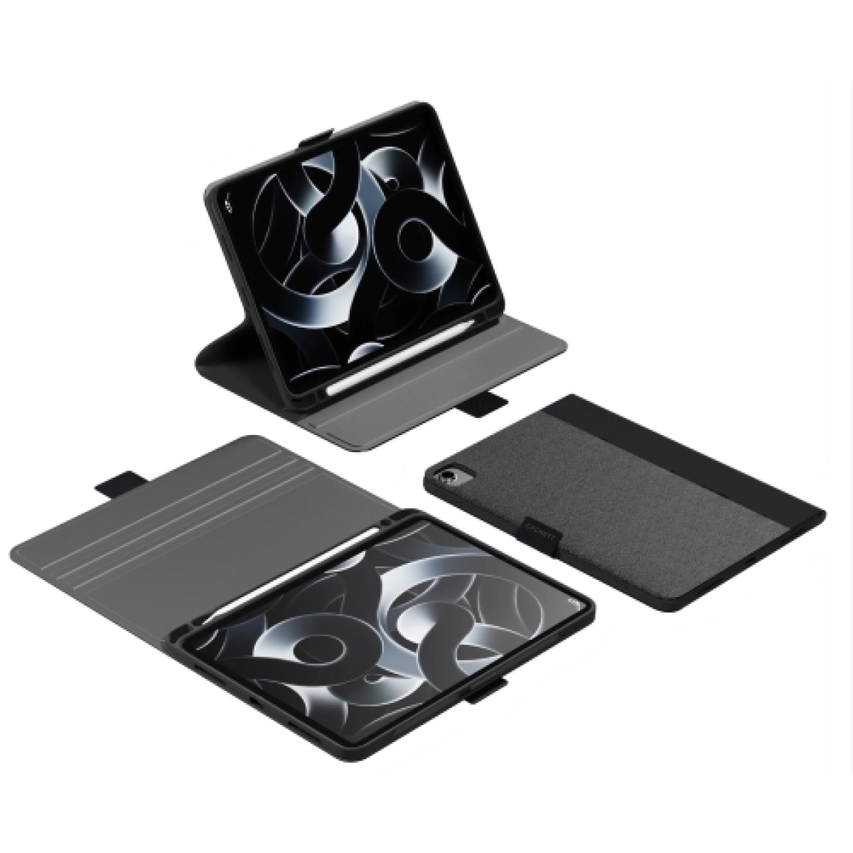 custodia-ipad-air-13-2024-black-whit-holder-cygnett-pro-129-2022