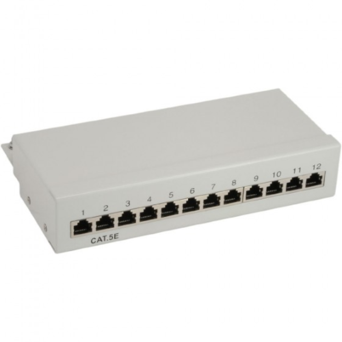 inline-patch-panel-cat5e-12-porte-installazione-tavoloparete-grigio-chiaro-ral7035