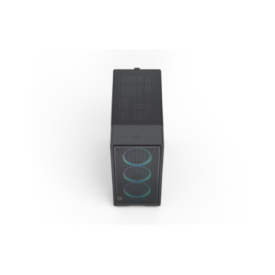 FRACTAL CASE MID TOWER EPOCH BLACK TG RGB LIGHT TINT 3*120mm MOMENTUM FAN