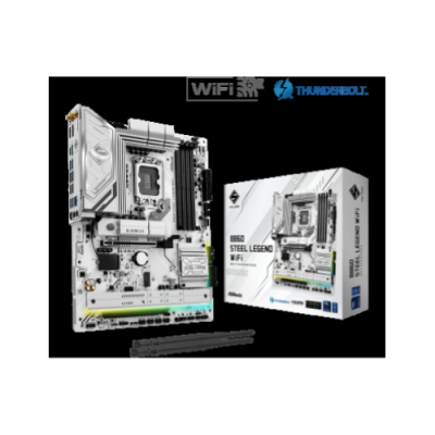 MB Asrock 1851 Intel B860 STEEL LEGEND WIFI- 4*DDR5 4*SATA3- 4*M.2- HDMI- DP- WiFi 6E + BT- ATX