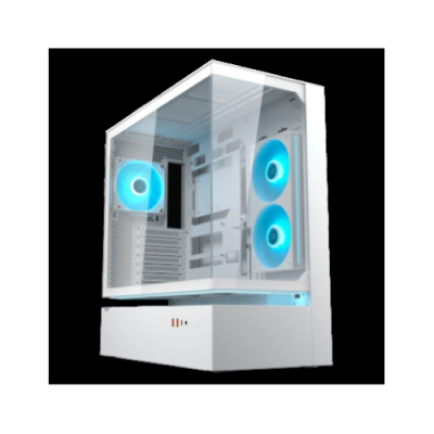 COUGAR CASE M.TOWER CFV235 WHiTE TG 240 REV+120ARGB FAN RGB HUB SYNC LED ST