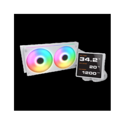 COUGAR RAFF. LIQUIDO POSEIDON VISTEK PRO ARGB 240 WHITE IPS TFT 3.9