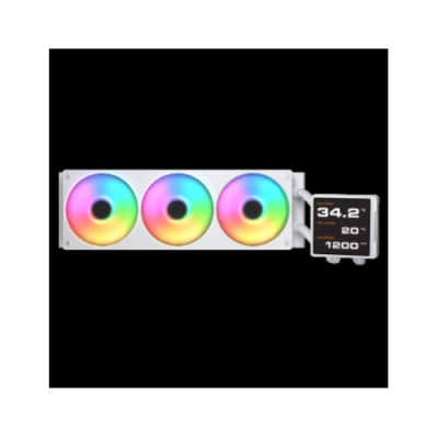 COUGAR RAFF. LIQUIDO POSEIDON VISTEK PRO ARGB 360 WHITE IPS TFT 3.9