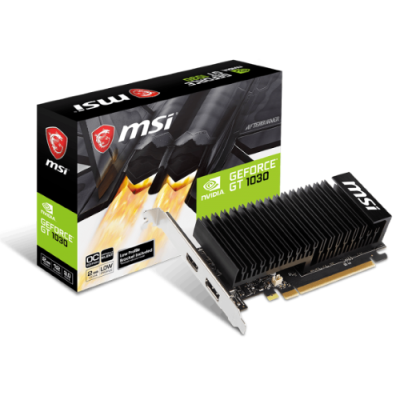 MSI VGA GEFORCE GT 1030. GT 1030 2GHD4 LP OC. 2GB GDDR4. DP/HDMI
