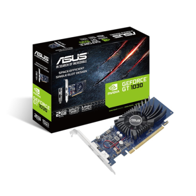ASUS VGA GEFORCE GT 1030. GT1030-2G-BRK. 2GB GDDR5 HDMI/DP FAN. 90YV0AT2-M0NA00