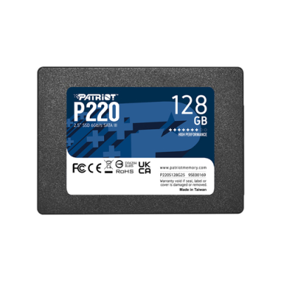 PATRIOT SSD INTERNO P220 128GB 2.5` SATA 6GB/S R/W 500/480