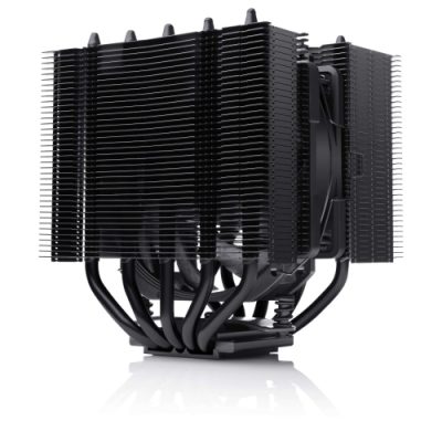 Noctua NH-D12L chromax.black. Dissipatore Per CPU Dual Tower Low Profile Black