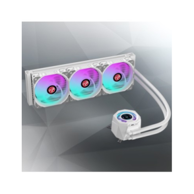 RAIJINTEK DISSIP LIQUIDO CYCLOPS 360 WHITE ARGB PWN LCD TFT 1.4 0R10B00229