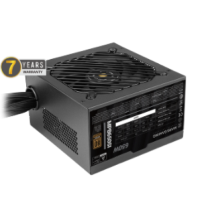 MARSGAMING ALIMENTATORE MPB650SI 650W 80PLUS BRONZE APFC 2X PCIE6+2PIN