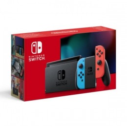 Nintendo switch + joy-con rosso/blu neon ver 1.1 new model