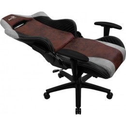 Aerocool baron nobility series aerosuede premium gaming chair - burgundy red