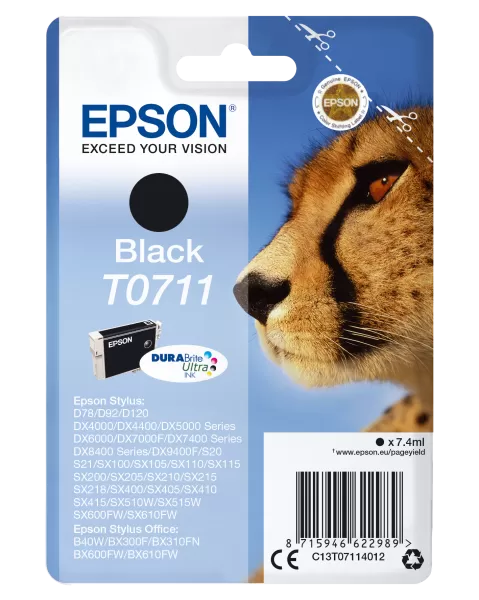 Cartuccia originale Epson T0711 nera