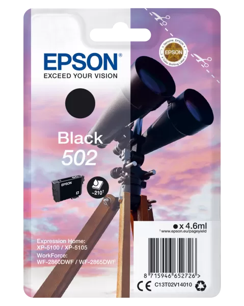 Cartuccia Epson 502 nera