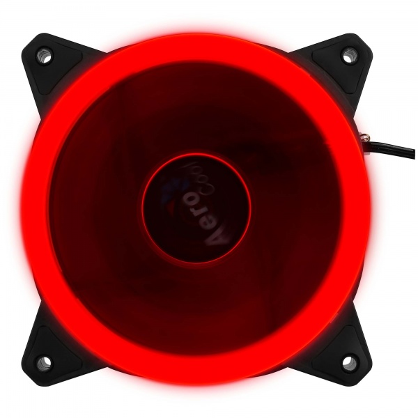 Aerocool Rev RED Ventola da 120mm con illuminazione ad anello Dual Led