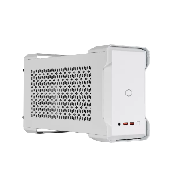 Mastercase nc100 white, intel nuc 9 extreme compute element compatible,con psu v gold sfx 650w,ultra compatto,argb controller