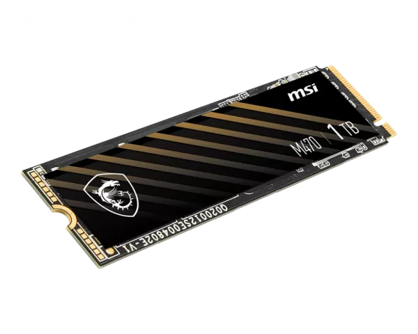 Solid state MSI Spatium M470 PCIe 4.0 NVMe M.2 da 1TB read up to 5000MB/s