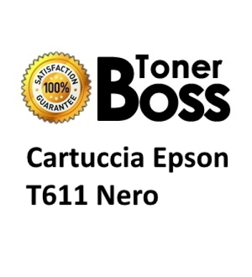Cartuccia compatibile Epson T611 nero