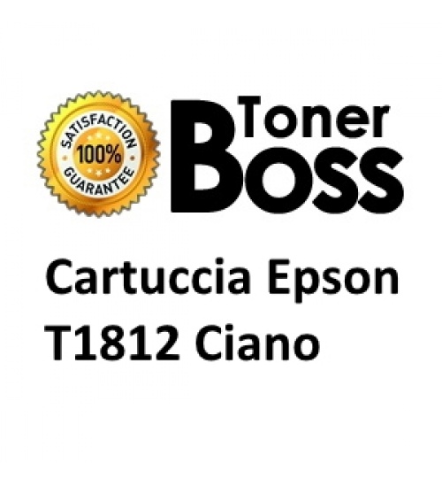 Cartuccia compatibile Epson T1812 ciano