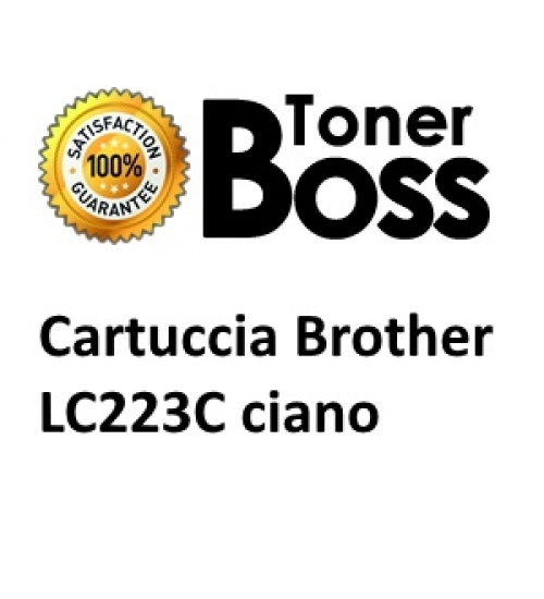 Cartuccia compatibile Brother LC223C ciano