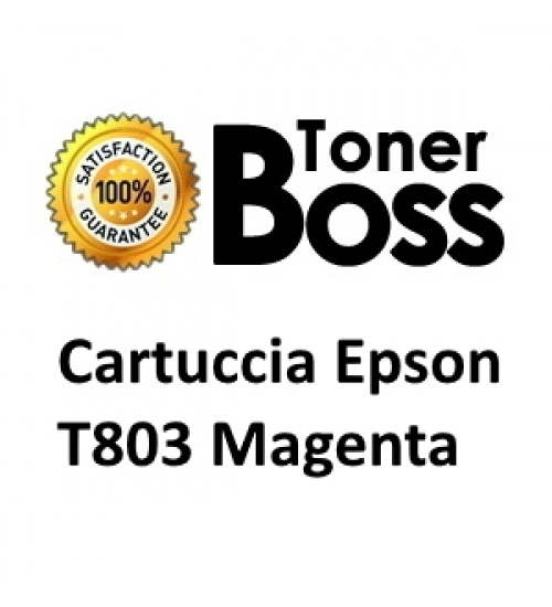 Cartuccia compatibile Epson T803 magenta