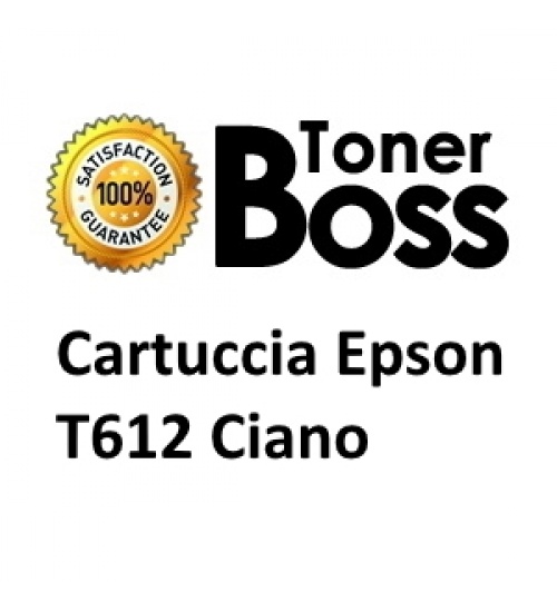 Cartuccia compatibile Epson T612 ciano