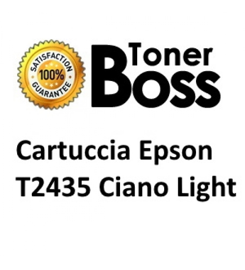 Cartuccia compatibile Epson T2435 ciano light