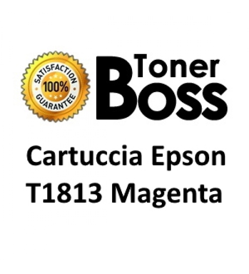 Cartuccia compatibile Epson T1813 magenta