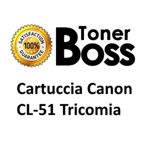 Cartuccia compatibile Canon CL-51 tricomia ciano, magenta e giallo